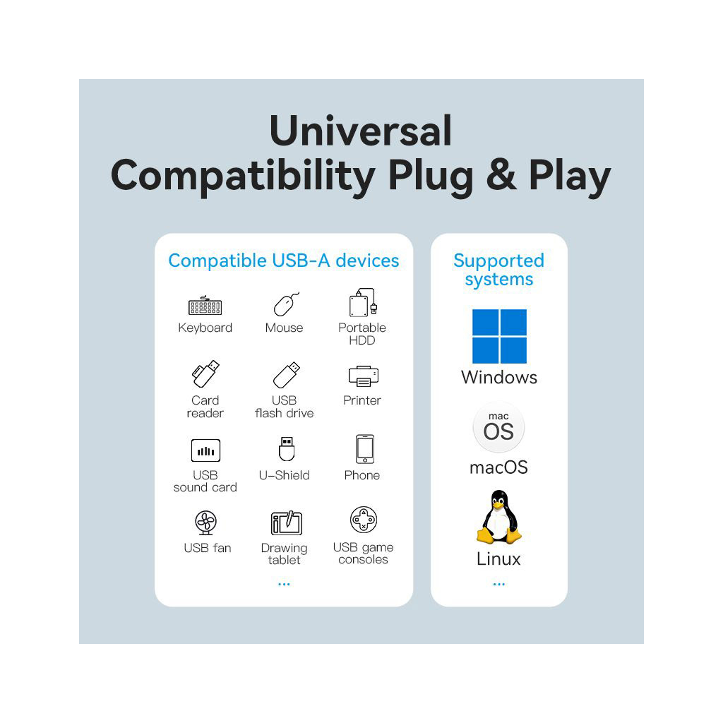 Концентратор Vention USB 3.0 to 4xUSB 3.0 Hub With Power Supply 0.15m black (CHLBB) - изображение 11