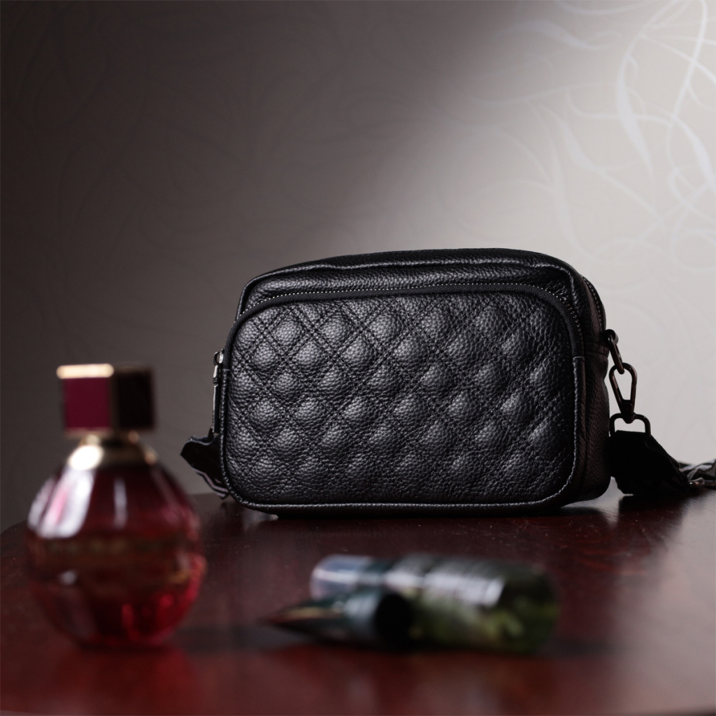 Сумка Vintage З натуральної шкіри Чорна (22634) - зображення 11