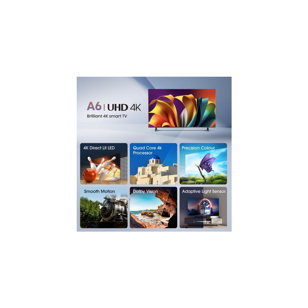 Телевізор Hisense 85A6N - зображення 2