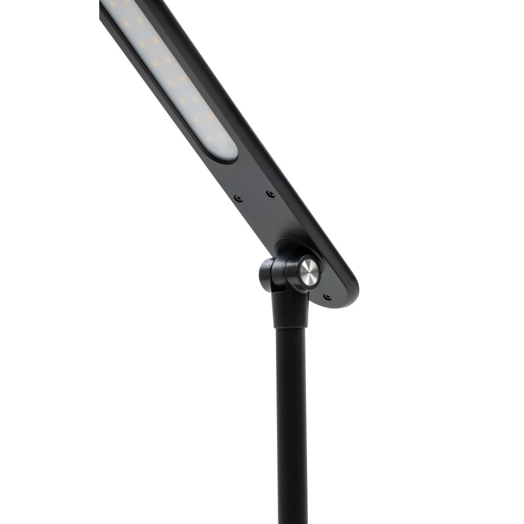 Настільна лампа ColorWay 4W з вбудованим акумулятором 1800 mAh USB in/out 5V*1A, black (CW-DL02B-B) - зображення 8