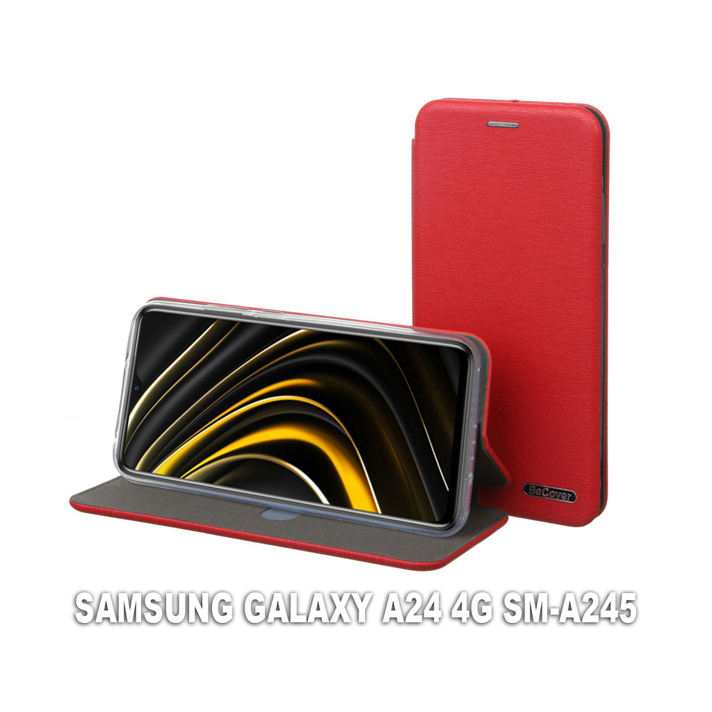 Чохол до мобільного телефона BeCover Exclusive Samsung Galaxy A24 4G SM-A245 Burgundy Red (709785) - зображення 1