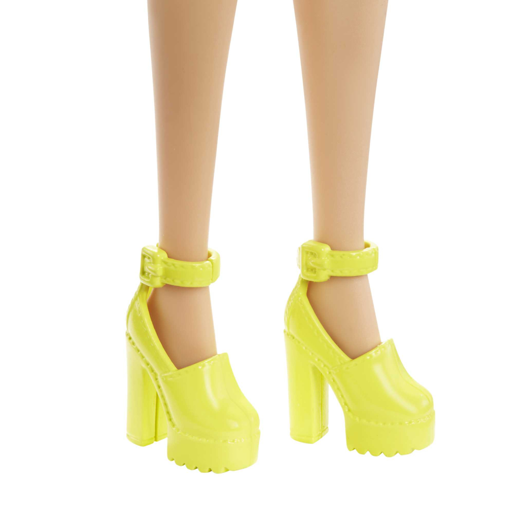 Лялька Barbie Fashionistas з брекетами у смугастій сукні (HPF73) - зображення 5
