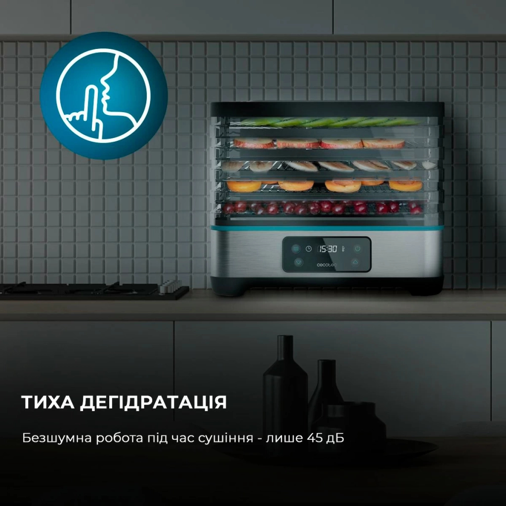 Сушка для овочів та фруктів Cecotec VitaDry Pro (CCTC-04949) - зображення 11