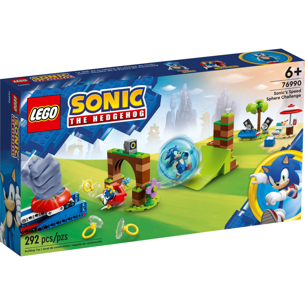 Конструктор LEGO Sonic the Hedgehog Змагання швидкісної сфери Соніка 292 деталі (76990) - зображення 1