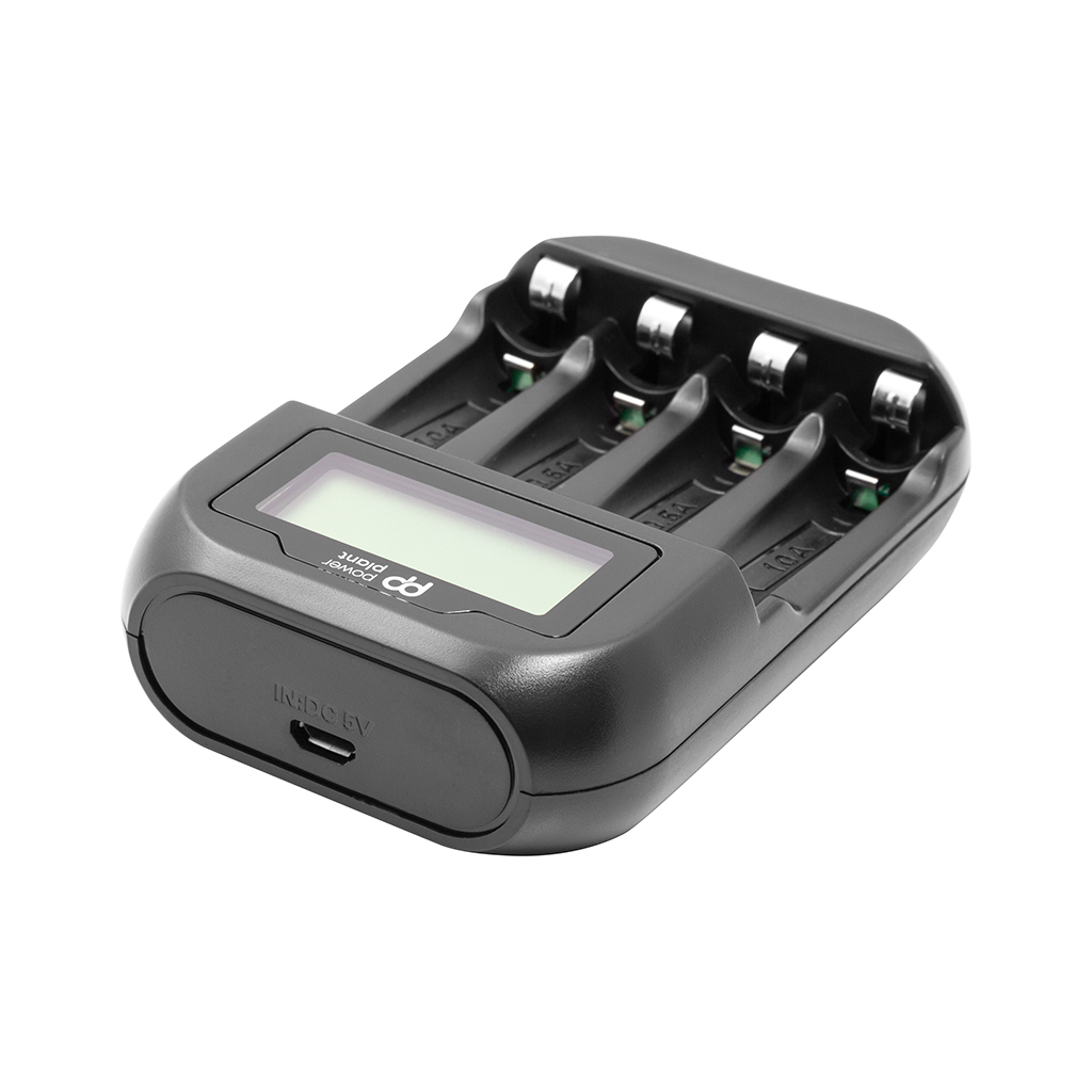 Зарядний пристрій для акумуляторів PowerPlant PP-UN4 (AA, AAA / input microUSB DC 5V/2A) (PP-UN4) - зображення 4