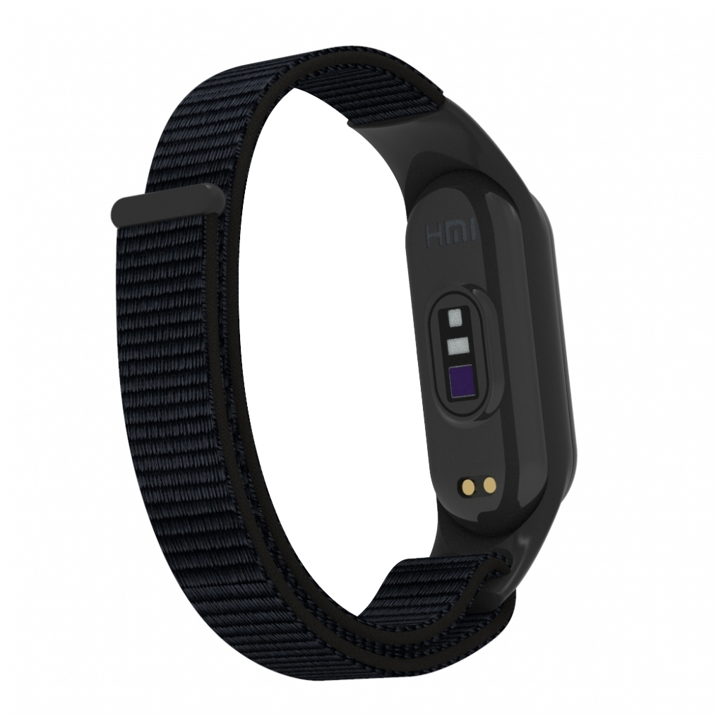 Ремінець до фітнес браслета Armorstandart нейлоновий для Xiaomi Mi Band 7/6/5/4 Black (ARM67839) - зображення 2