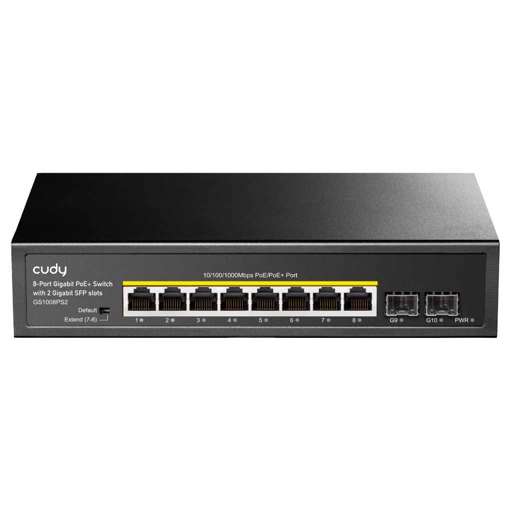 Комутатор мережевий Cudy GS1008PS2 - зображення 2