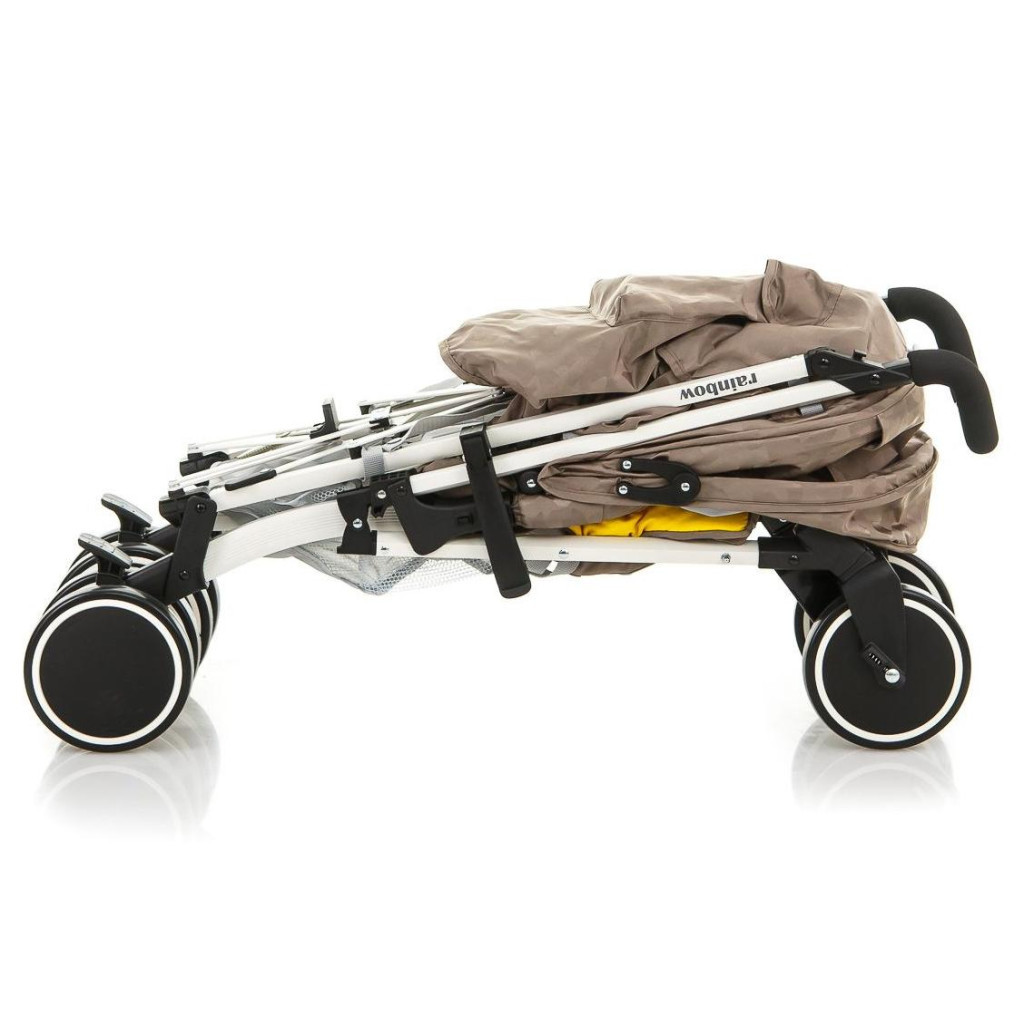 Коляска BabyHit Rainbow D200 Beige Yellow (30 357) - зображення 7