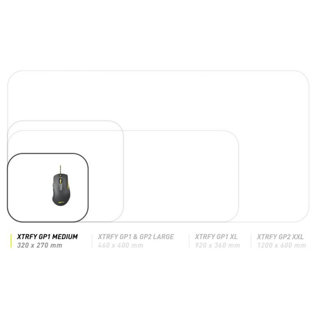 Килимок для мишки Xtrfy GP1 Medium Speed (XG-GP1-M) - зображення 4