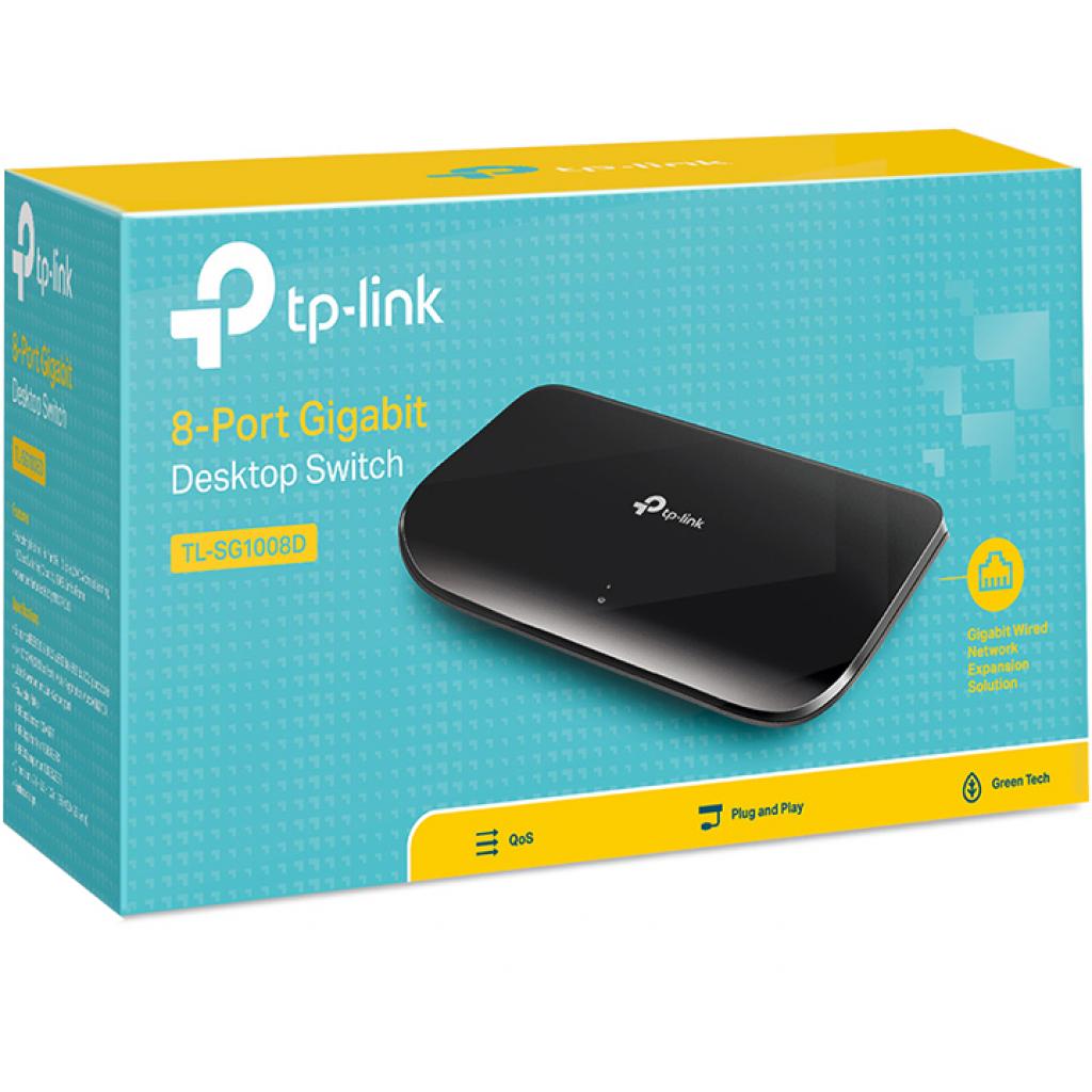 Комутатор мережевий TP-Link TL-SG1008D - изображение 6