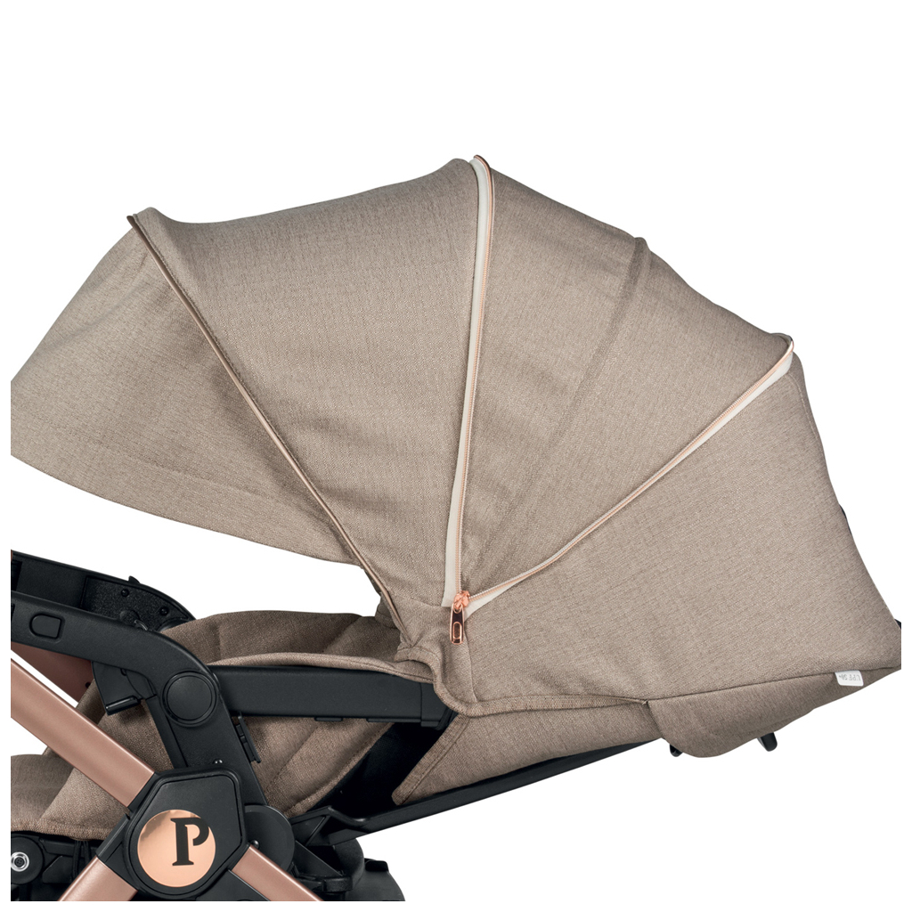 Коляска Peg-Perego 3в1 Book Mon Amour Lounge, рожеве золото (PACK-BOOK31LG00011) - зображення 4