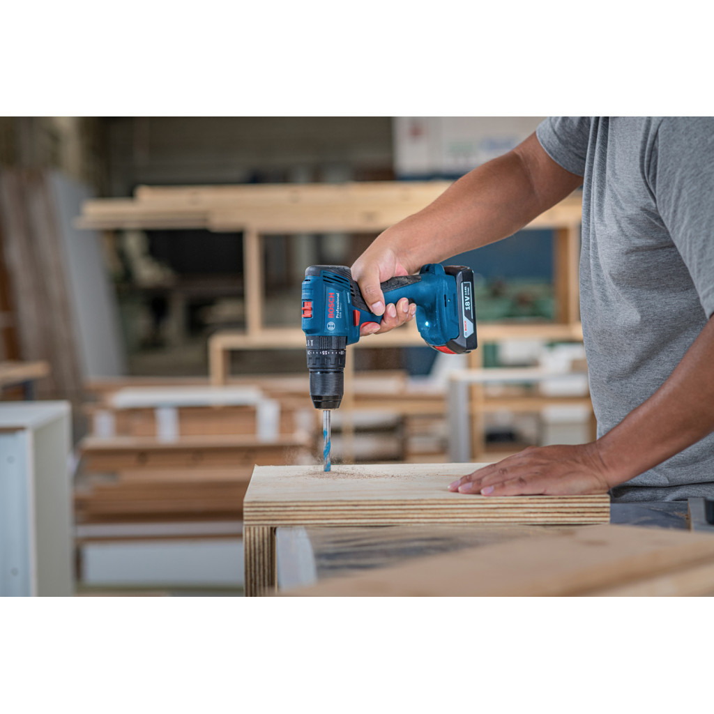 Шуруповерт Bosch GSB 185-LI, 2х2.0 Ah, ЗП GAL 18V-20, кейс (0.601.9K3.100) - изображение 9