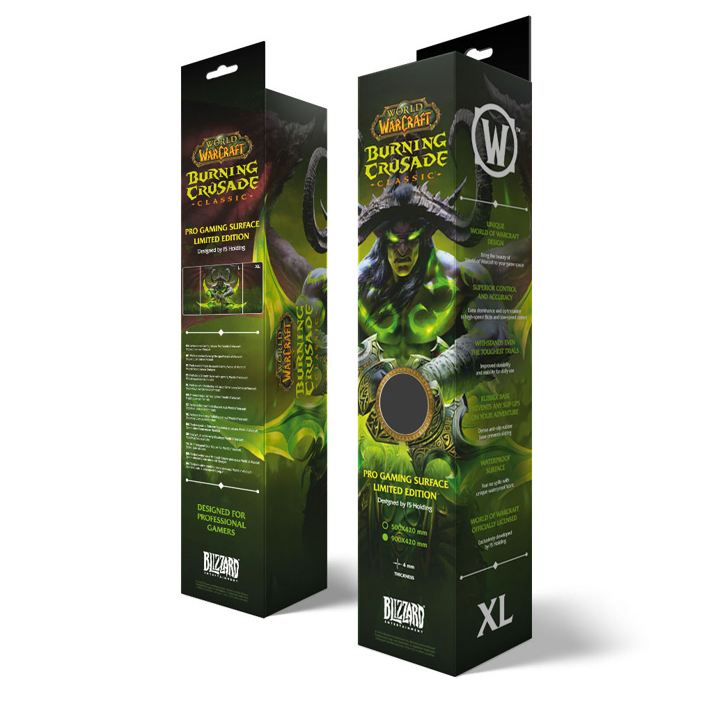 Килимок для мишки Blizzard World of WarCraft Burning Crusade Illidan 0 XL (FBLMPWOWILLID21XL) - зображення 4