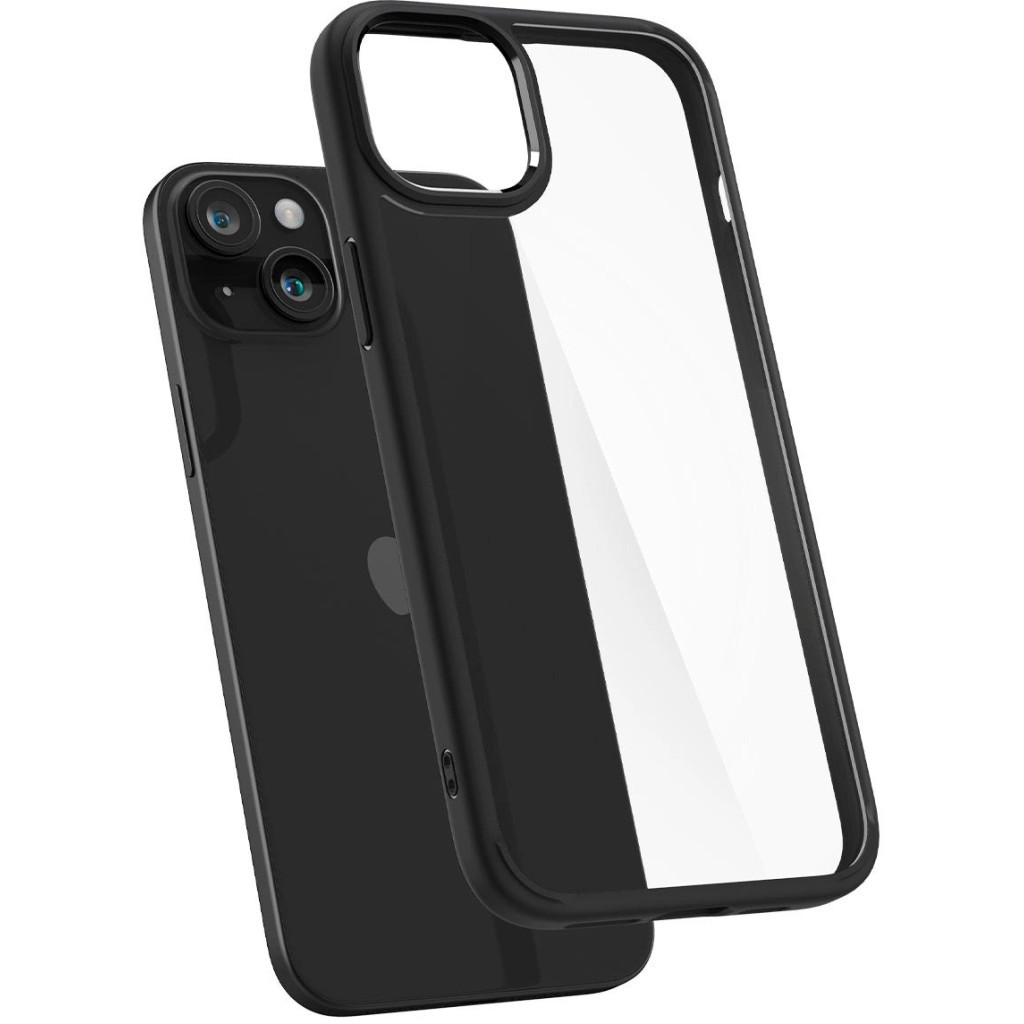 Чохол до мобільного телефона Spigen Apple iPhone 15 Ultra Hybrid Matte Black (ACS06799) - зображення 5