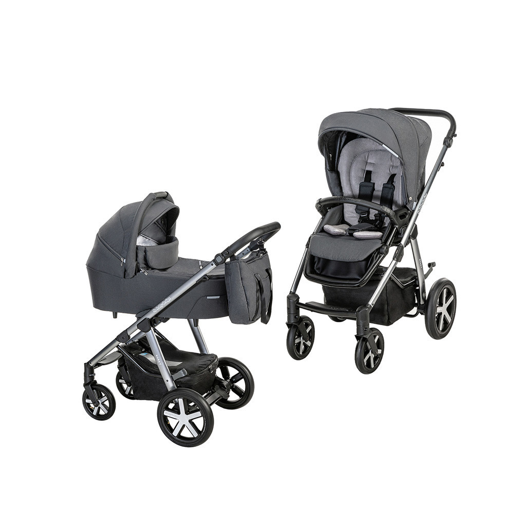 Коляска Baby Design 2 в 1 Husky NR 2021 117 GRAPHITE (204388) - зображення 1