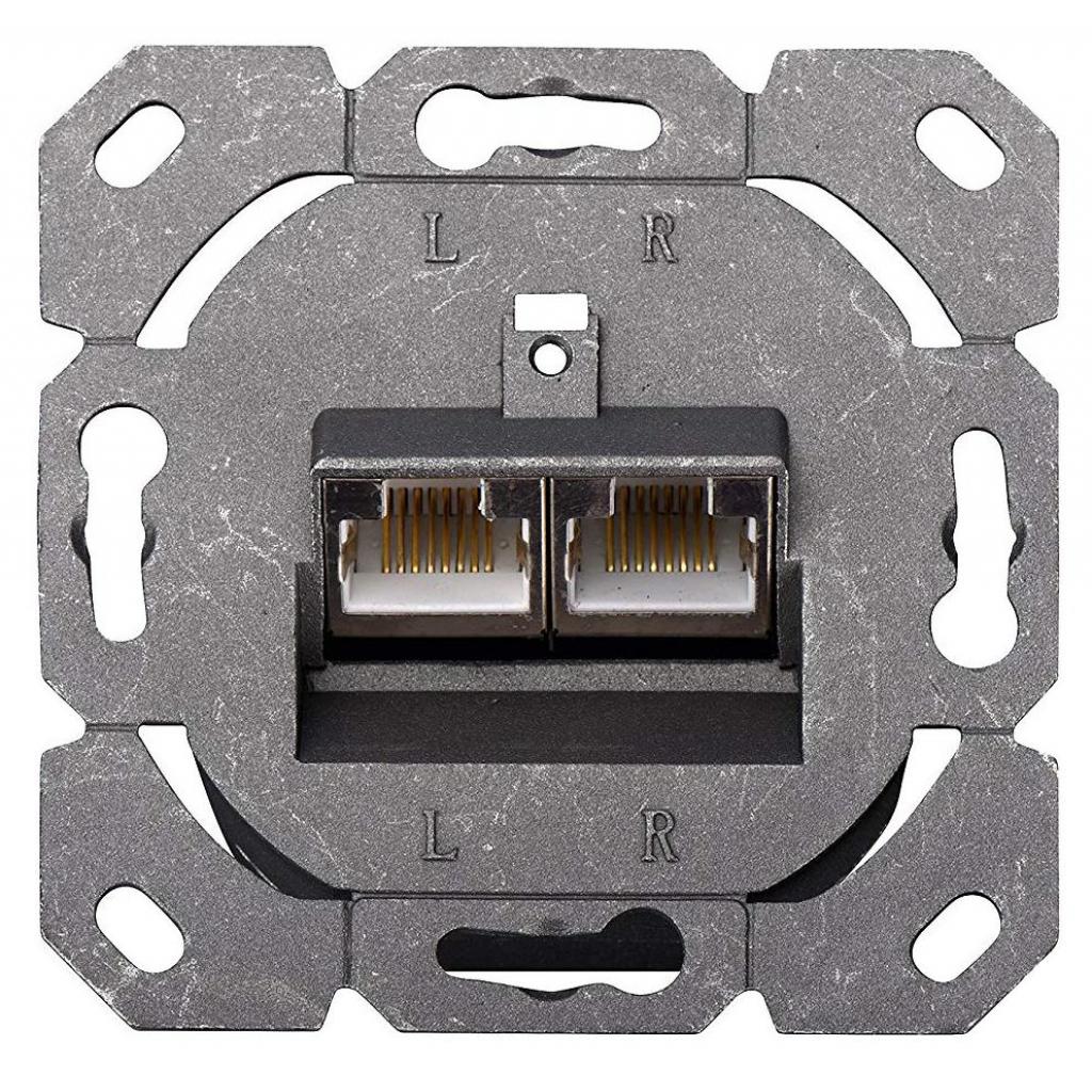 Комп'ютерна розетка Digitus 2xRJ45 STP, cat. 6, для відкритої проводки (DN-9006-N) - изображение 6