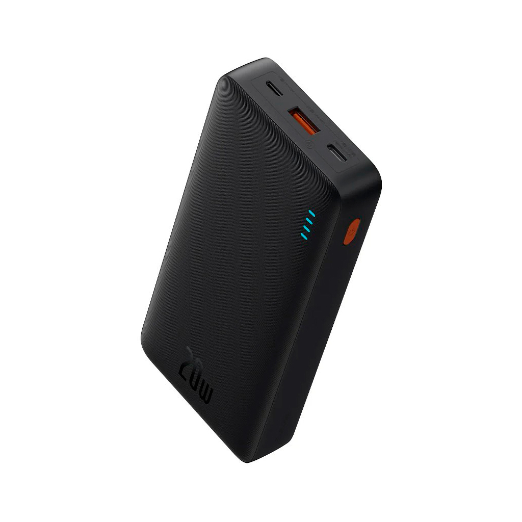Батарея універсальна Baseus Airpow 20000mAh 20W PD/3.0, QC/3.0, black (P10022804113-00) - зображення 5