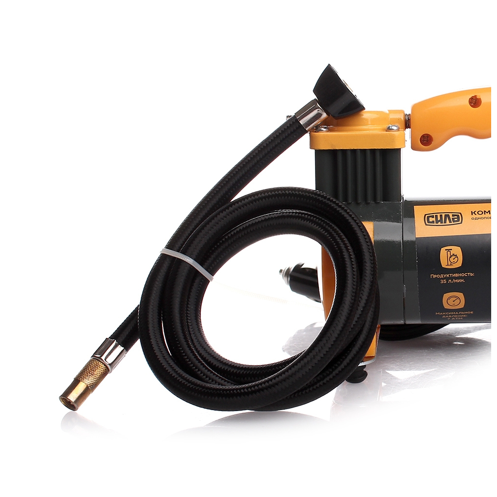 Автомобільний компресор СИЛА СТАНДАРТ з ліхтарем 35л/хв, 7 Атм (900406) - изображение 5