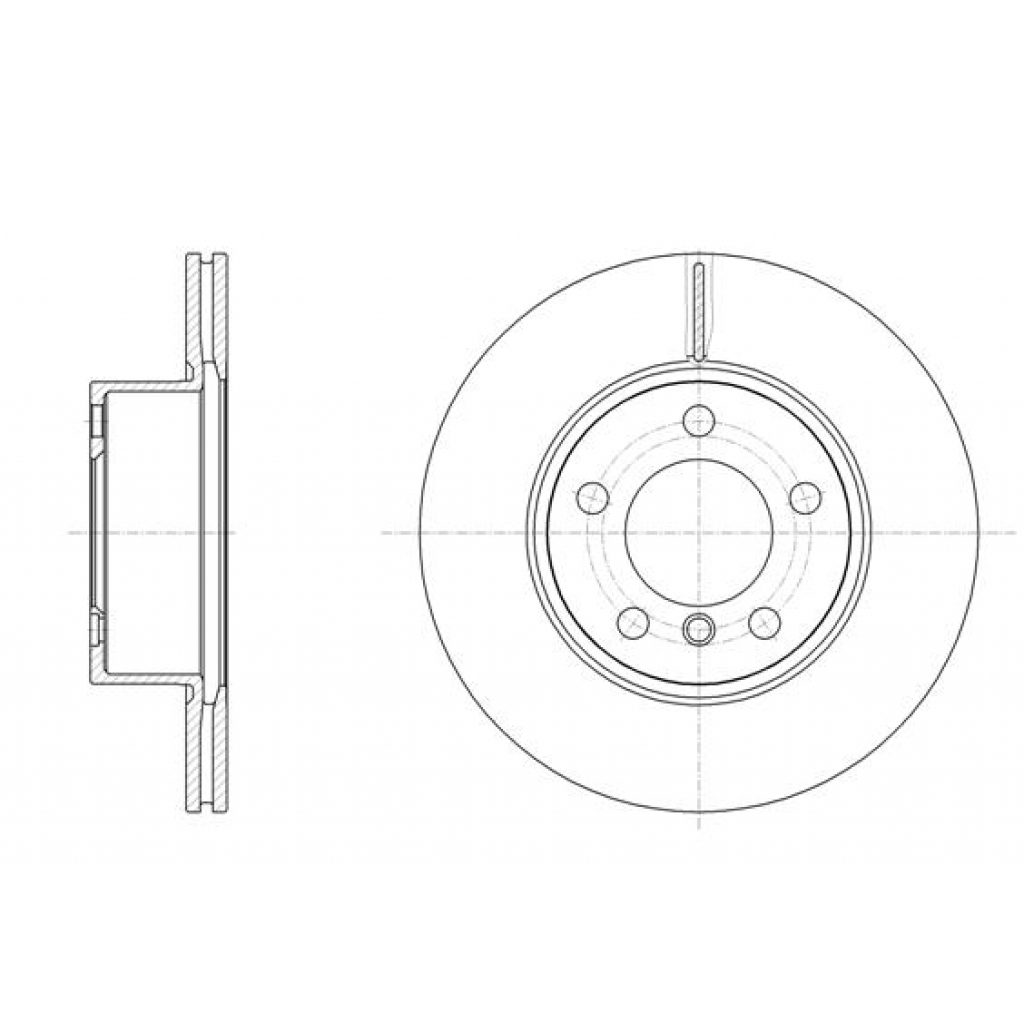 Гальмівний диск REMSA 61449.10 - зображення 1