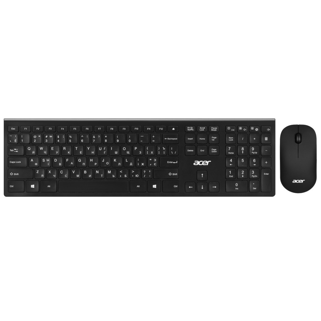 Комплект Acer OKR030 Wireless Black (ZL.KBDEE.00Z) - зображення 1