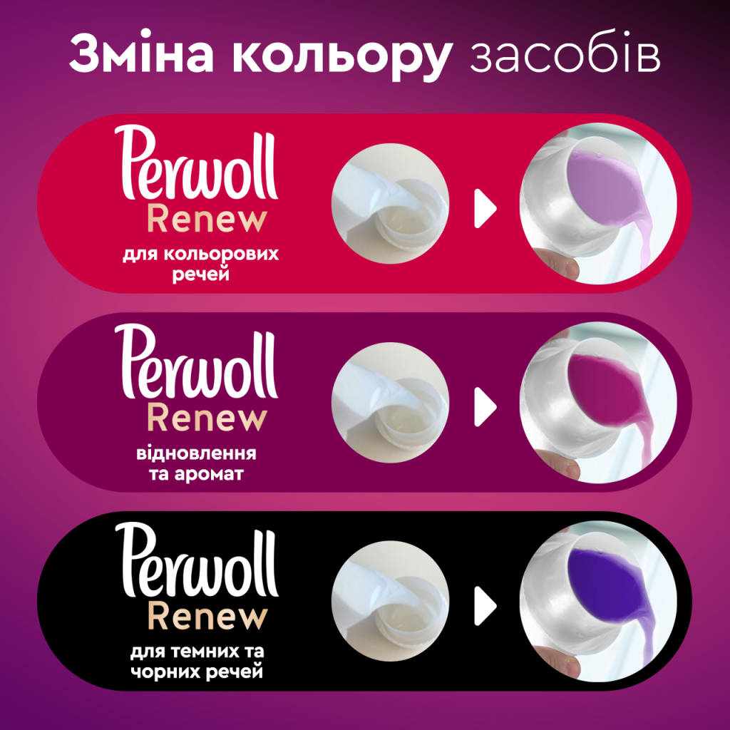 Гель для прання Perwoll Renew Black для темних та чорних речей 2.97 л (9000101576030) - зображення 8