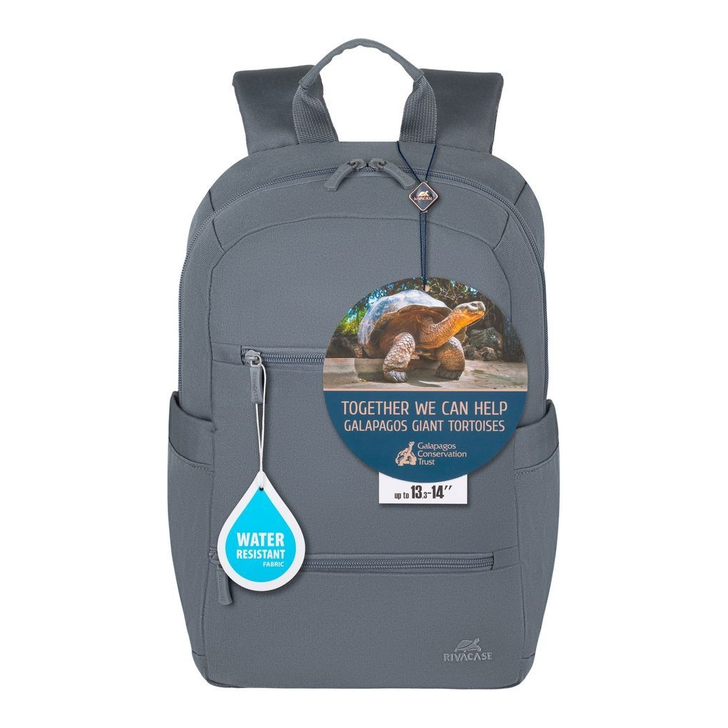 Рюкзак для ноутбука RivaCase 13.3" 8264 Ulsan Dark Grey (8264DarkGrey) - зображення 10