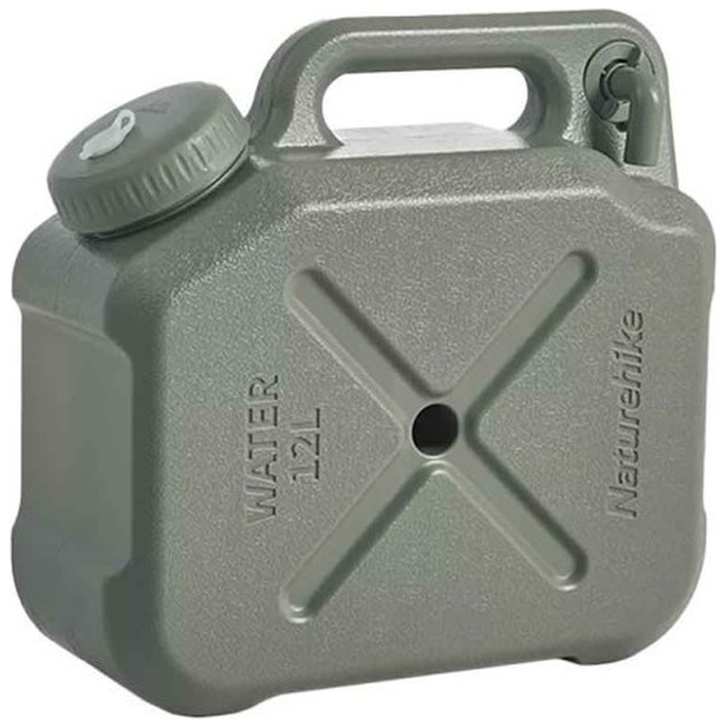 Каністра для води Naturehike CNH22CJ018 12 літрів темно-зелена (6927595753255) - зображення 1