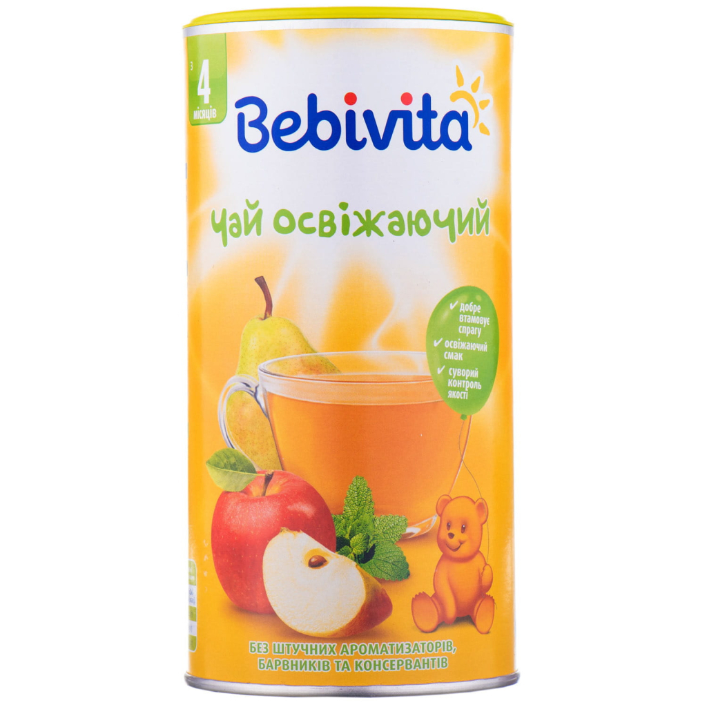 Дитячий чай Bebivita Освіжаючий 200 г (9007253101882) - изображение 1