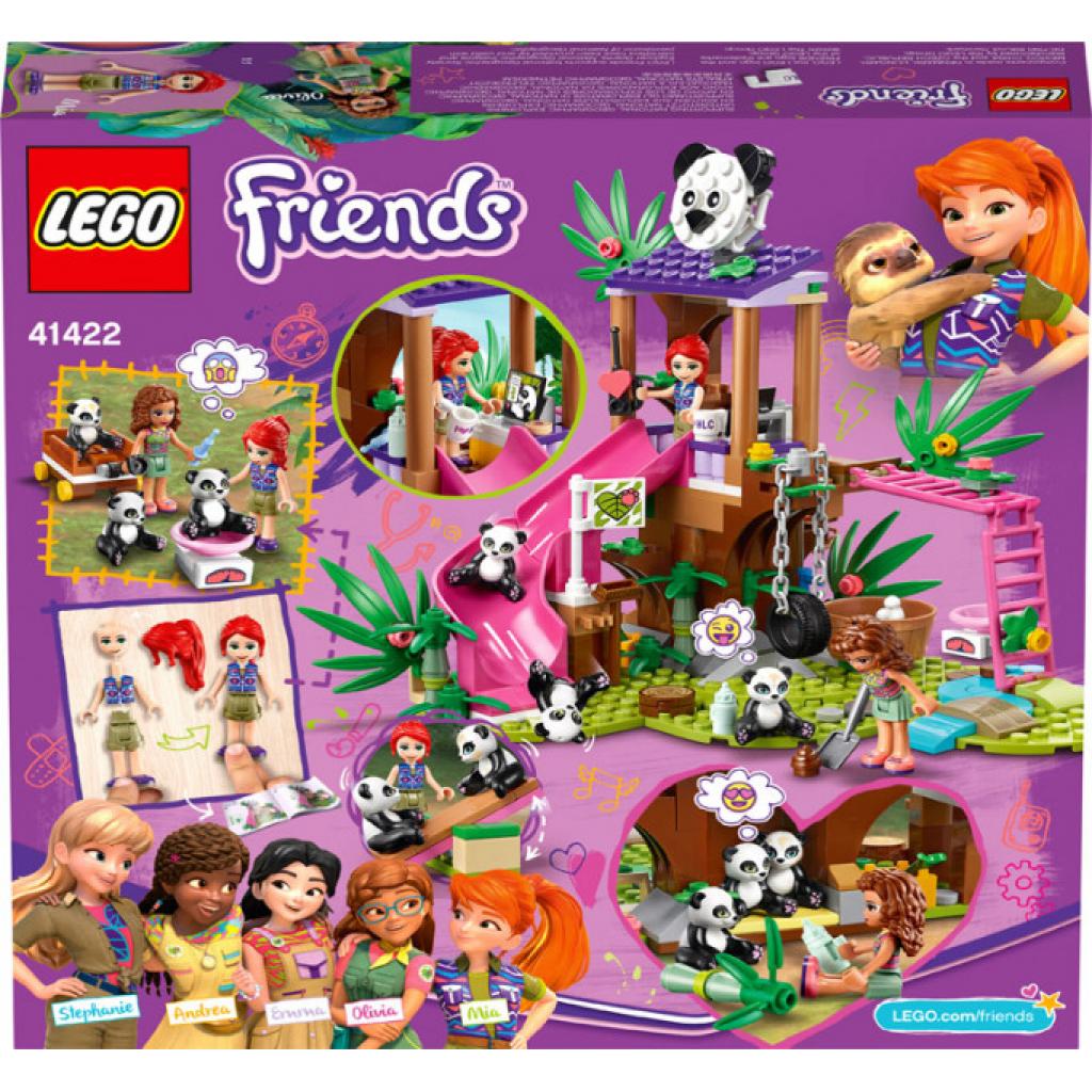 Конструктор LEGO Friends Джунглі: будиночок для панд на дереві 265 деталей (41422) - зображення 9