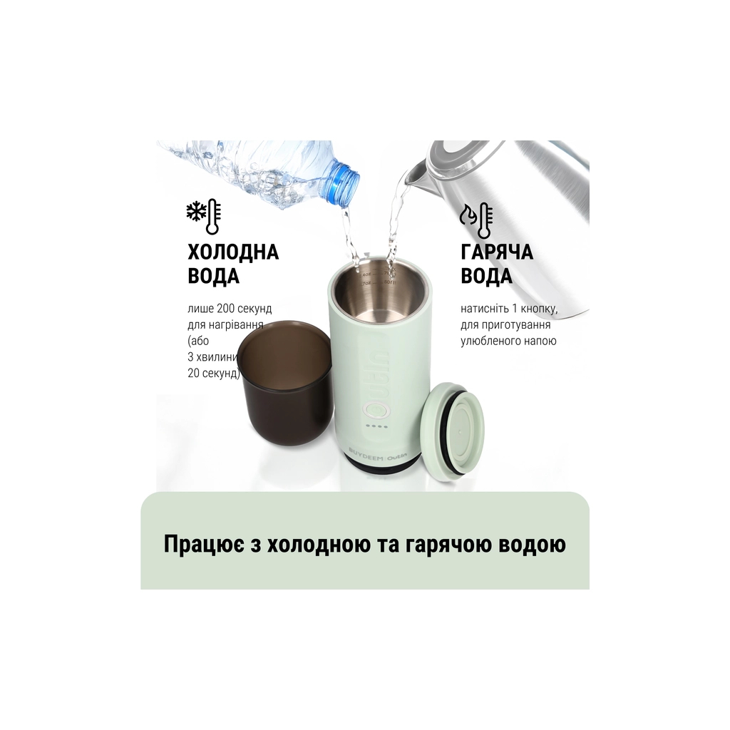 Кавоварка кемпінгова Buydeem Outin X Cozy Greenish (OTEM-01-CG) - зображення 3