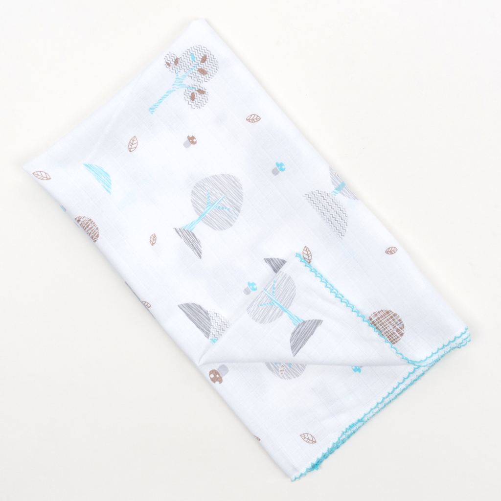 Пелюшки для малюків Breeze муслінова (BTS-526-blue) - зображення 4