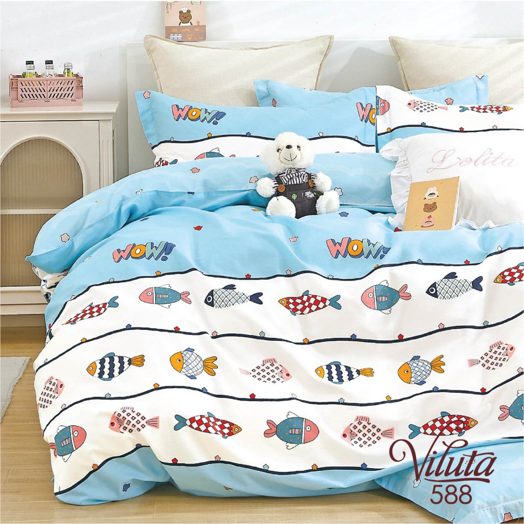 Постільна білизна Viluta Сатин Твіл 588 214х150 підліткова (588_pd) - зображення 1