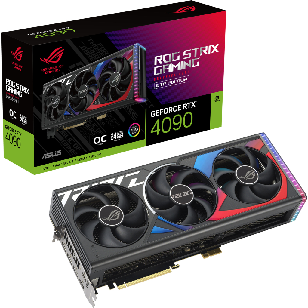 Відеокарта ASUS GeForce RTX4090 24GB ROG STRIX BTF OC GAMING (ROG-STRIX-RTX4090-O24G-BTF-GAMING) - зображення 12
