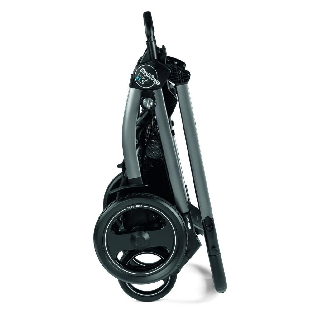 Шасі для коляски Peg-Perego Book 51 S Titania з телескопічною ручкою Чорна (ICBO1100000) - зображення 5