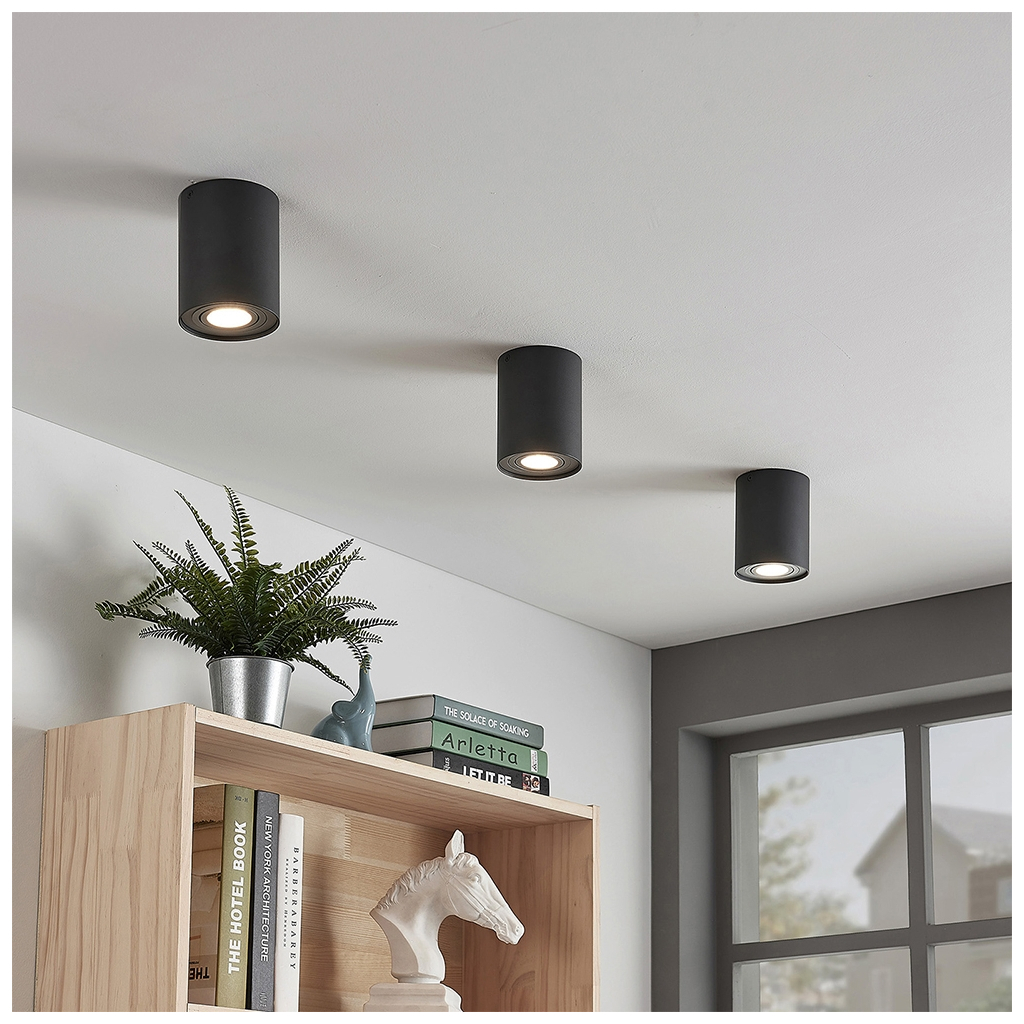 Світильник точковий Videx під лампу GU10 накладний Чорний (VL-SPF13A-B) - изображение 4