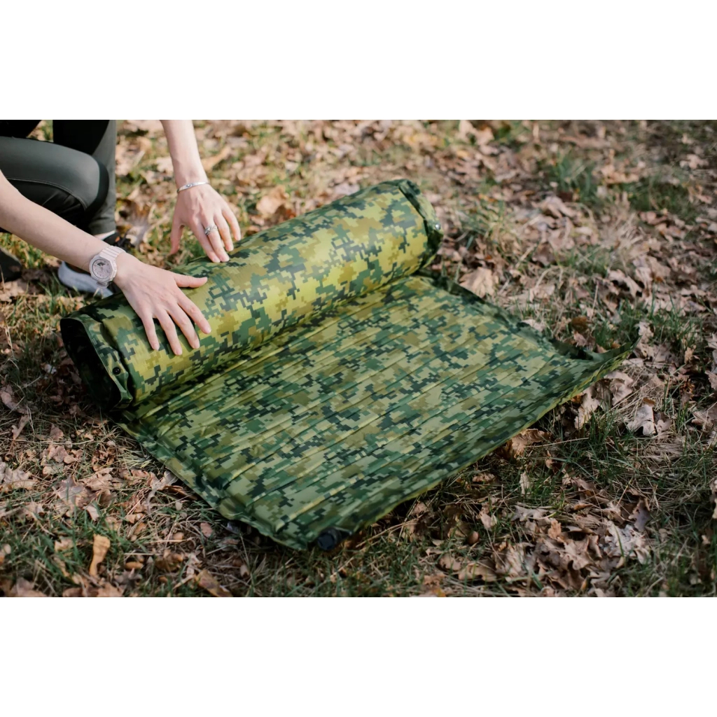 Туристичний килимок Tramp з можливістю зістібання 185х65х5 Camo (UTRI-007) - зображення 12