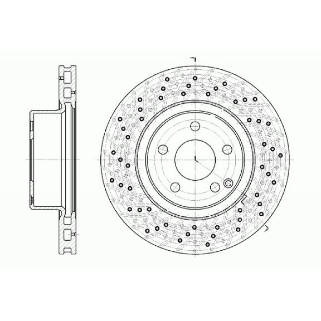 Гальмівний диск REMSA 6817.10 - зображення 1