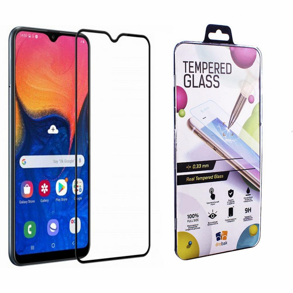Скло захисне Drobak Samsung Galaxy A01 (Black) (454531) - зображення 1