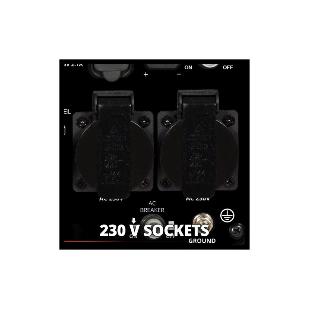 Генератор Einhell інверторний TE-IG 3500, 230В, 3.2кВт (макс. 3.3кВт), електростарт, 8.3л, 50кг (4152620) - зображення 6