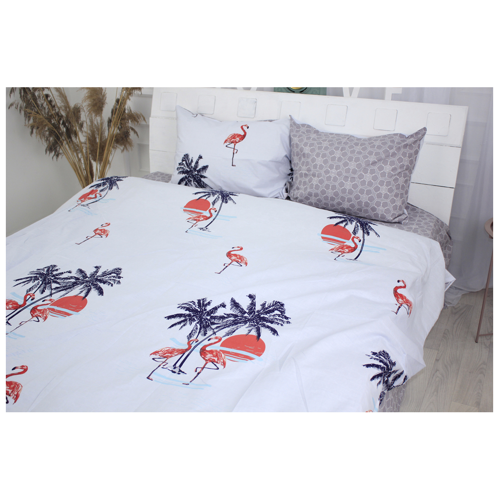 Постільна білизна MirSon Бязь Premium 17-0268 Garland King Size (2200002110396) - зображення 3