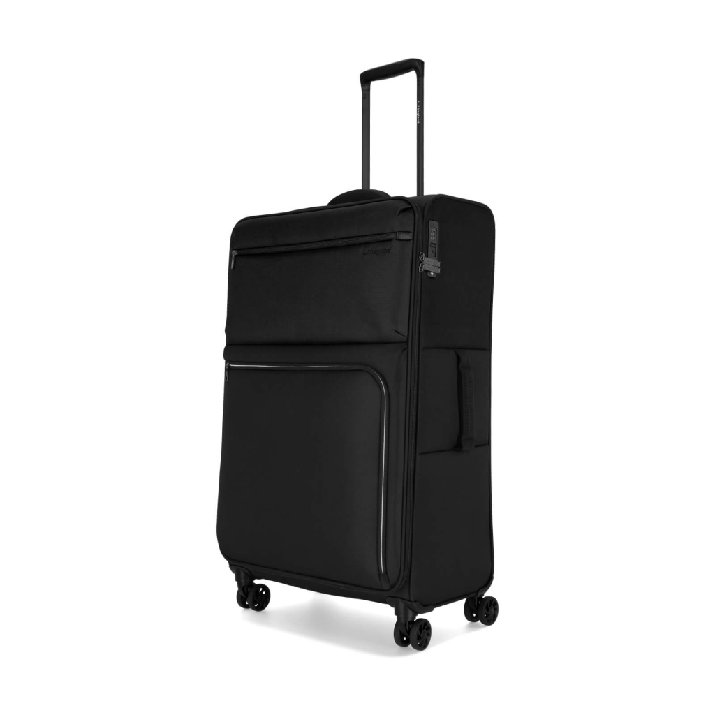 Валіза Bagland Stella велика 77 л чорна (1143021828) - зображення 2