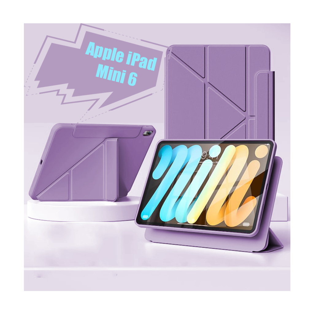 Чохол до планшета BeCover Ultra Slim Origami Flex Apple iPad Mini 6 2021 Purple (712968) - зображення 5