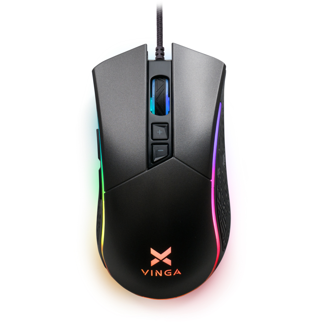 Мишка Vinga MSG-201 Black - зображення 1