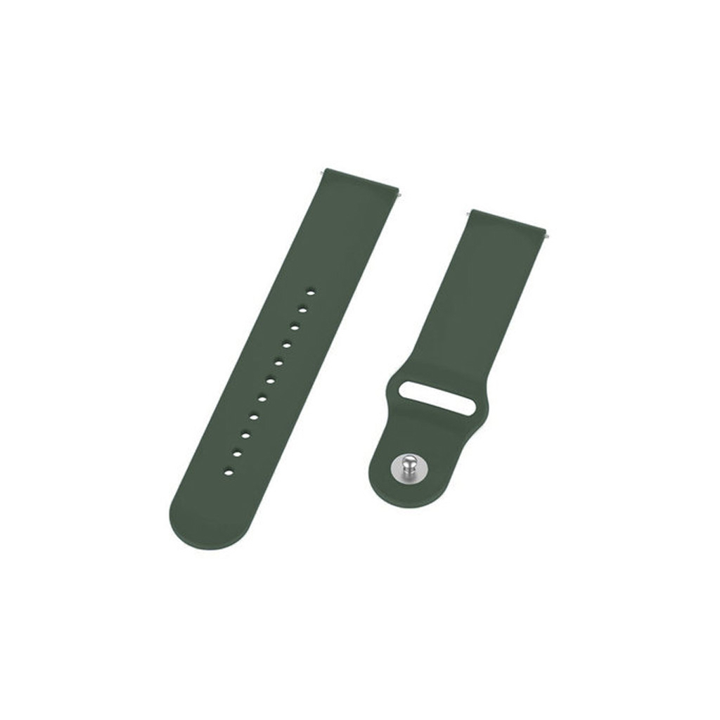Ремінець до смарт-годинника Armorstandart Silicone Watch Strap 20mm Khaki (ARM60522) - зображення 2