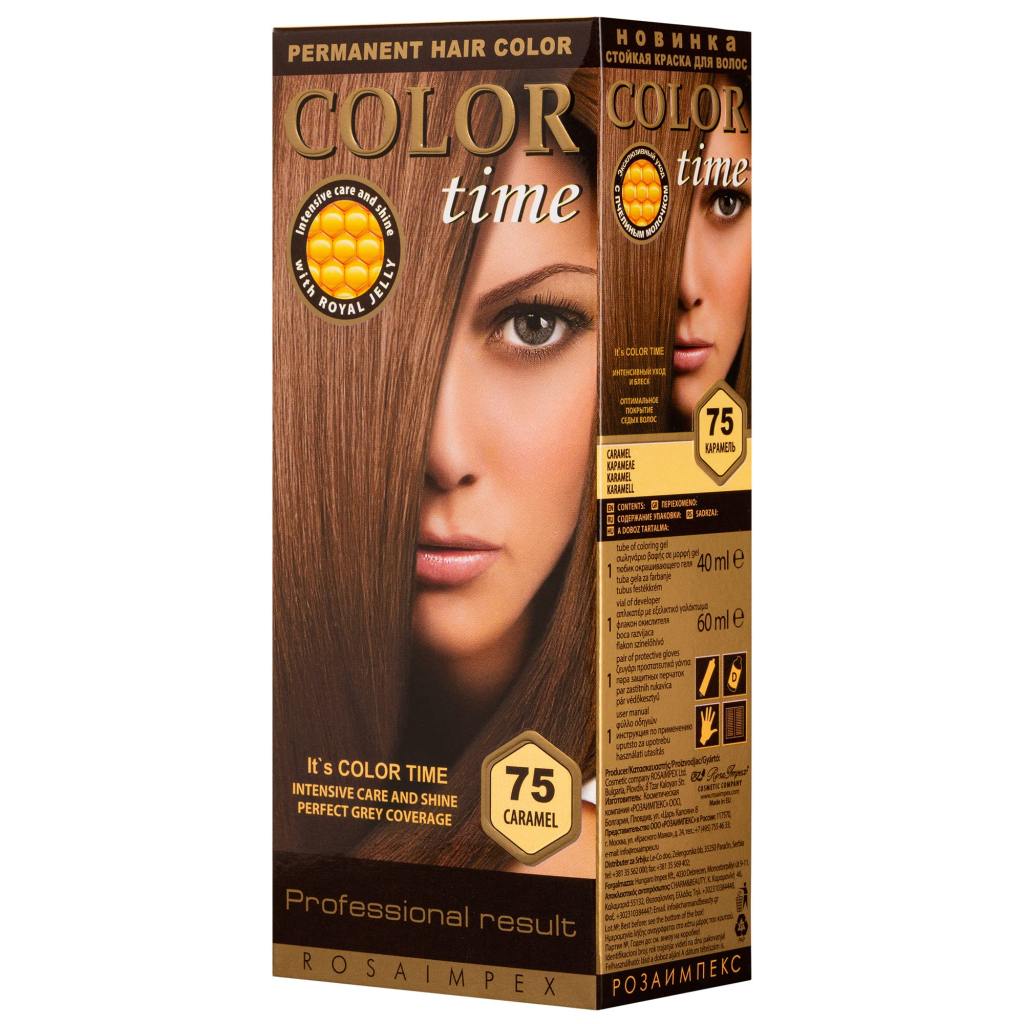 Фарба для волосся Color Time 75 - Карамель (3800010502924) - зображення 1