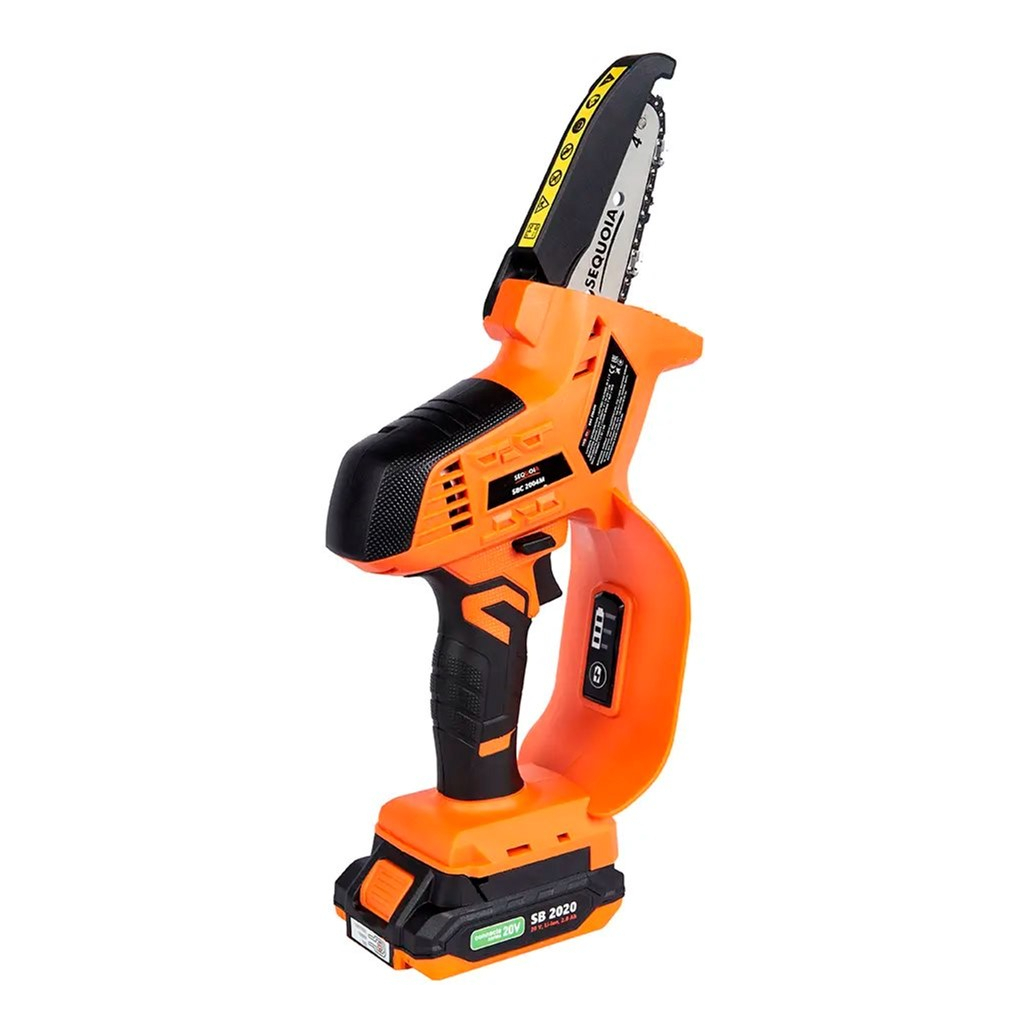 Ланцюгова пила SEQUOIA міні, 20V, 2Ah, шин 10 см (SBC2004M-QV) - зображення 5