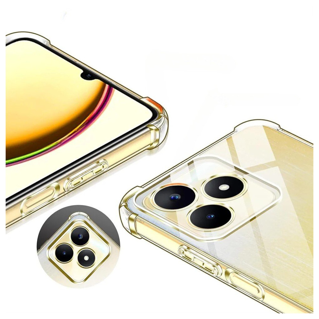 Чохол до мобільного телефона BeCover Anti-Shock Realme Note 50 Clear (711173) - зображення 2