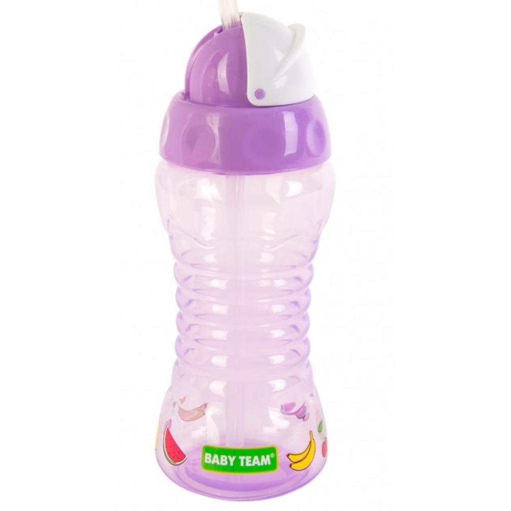 Поїльник-непроливайка Baby Team 300 мл (5005_фіолетовий) - зображення 2