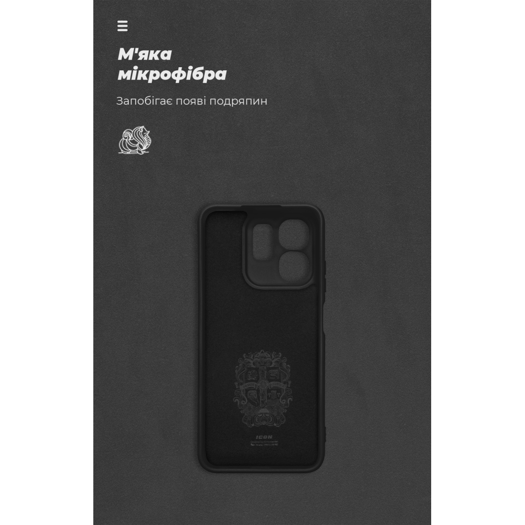 Чохол до мобільного телефона Armorstandart ICON Infinix Hot 50i / Smart 9 Camera cover Black (ARM80980) - зображення 4