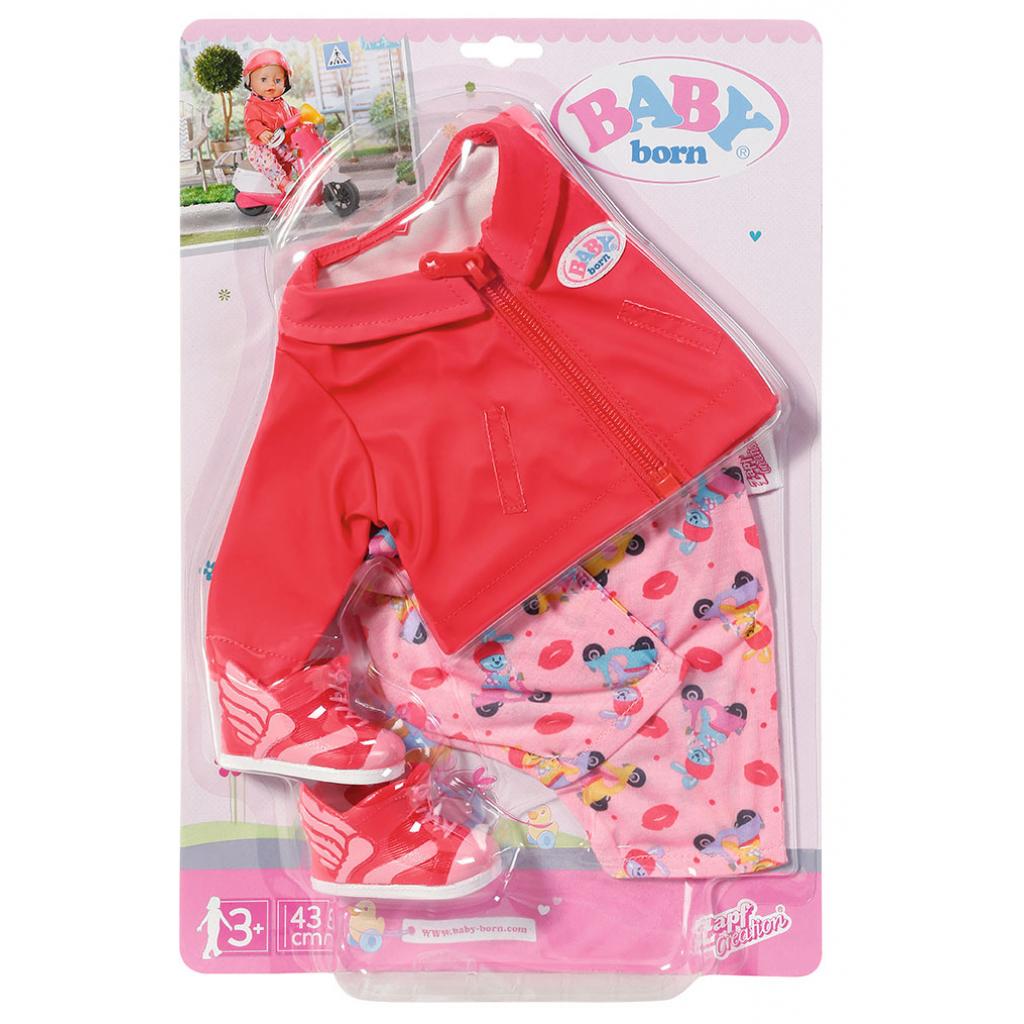 Аксесуар до ляльки Zapf Набір одягу Baby Born Скутер в місті (828823) - зображення 2
